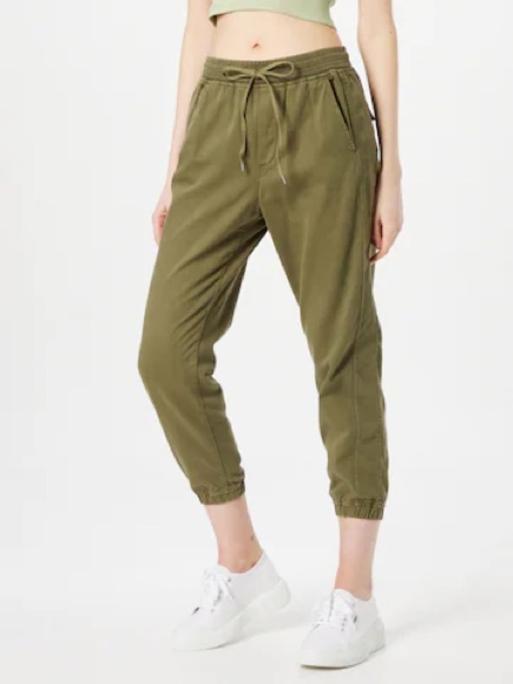 TWO pair Gap tapered drawstring pants